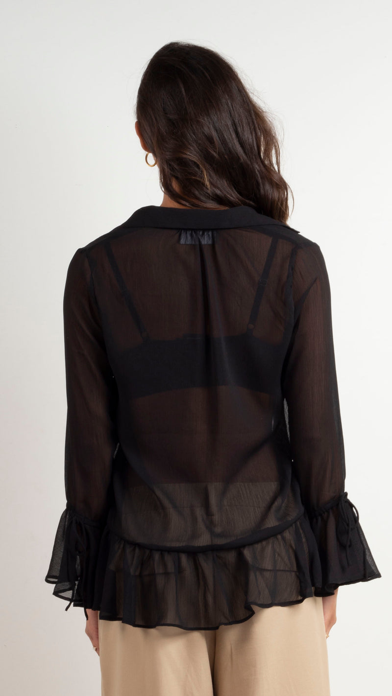 animari-lola-sheer-ruffle-top-black