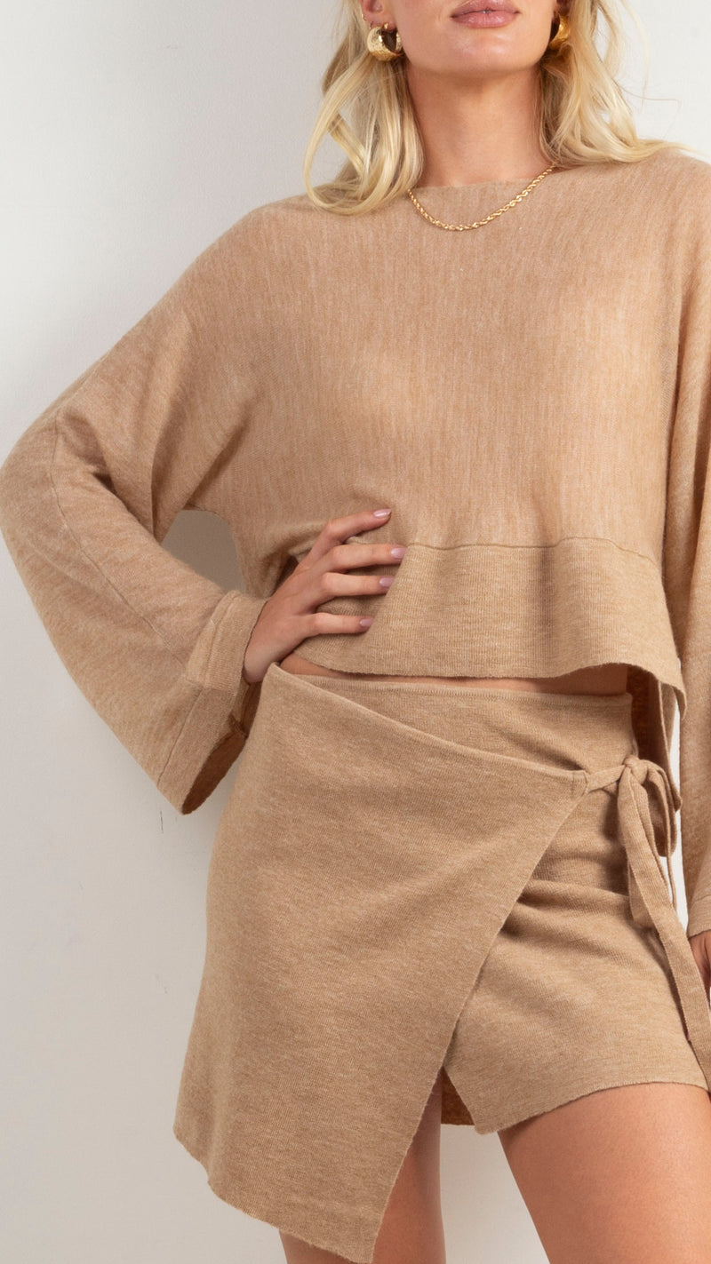animari-sage-sweater-wrap-skirt-set-tan