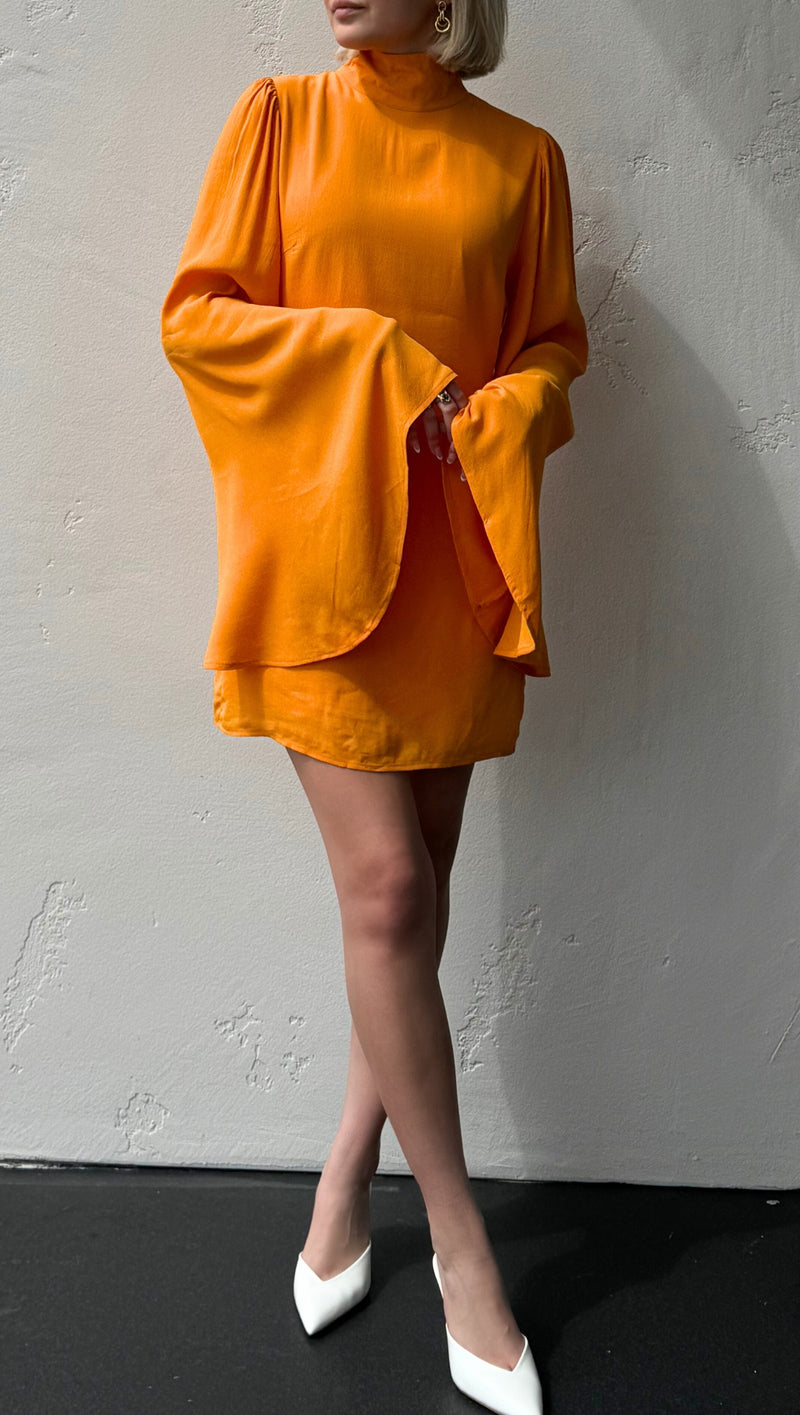 Soraya Flare Sleeve Mini Dress - Mango