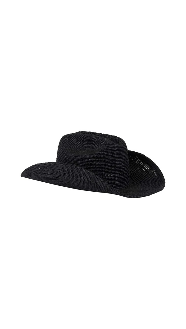 Raffia Cowboy - Noir