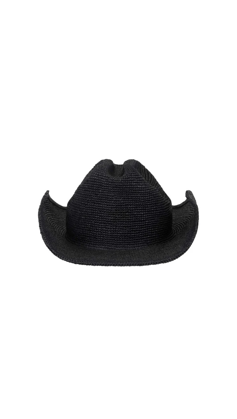 Raffia Cowboy - Noir