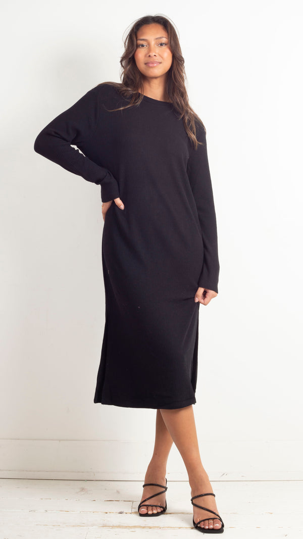 Nova Maxi Dress - Black