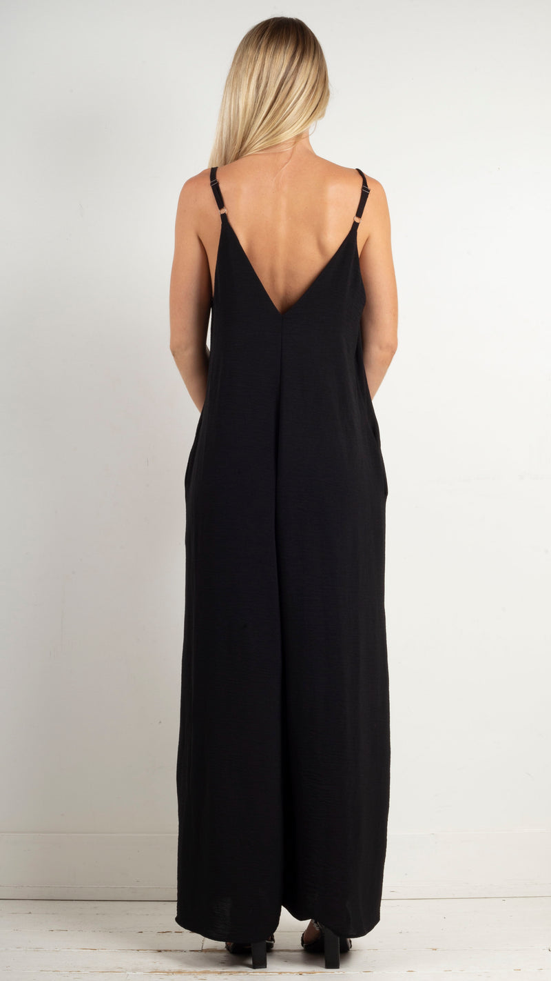 animari-bailey shift-jumpsuit-black