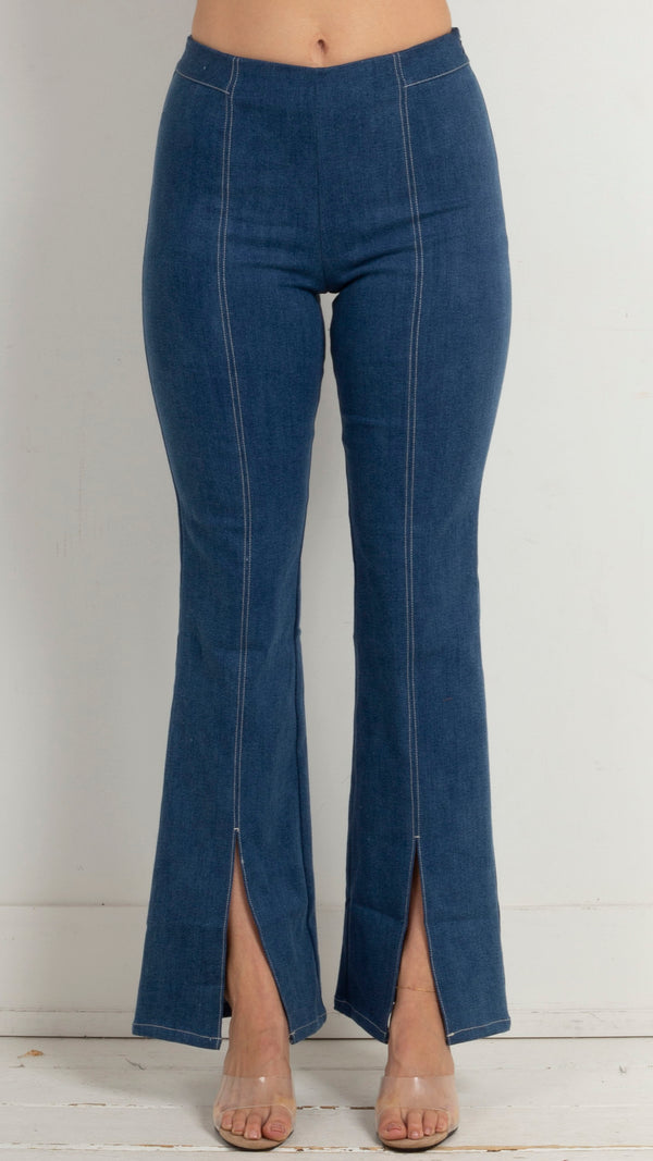 animari-ariana-slit-front-pants-dark-indigo
