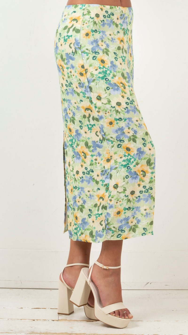 Lane Maxi Skirt - Floral