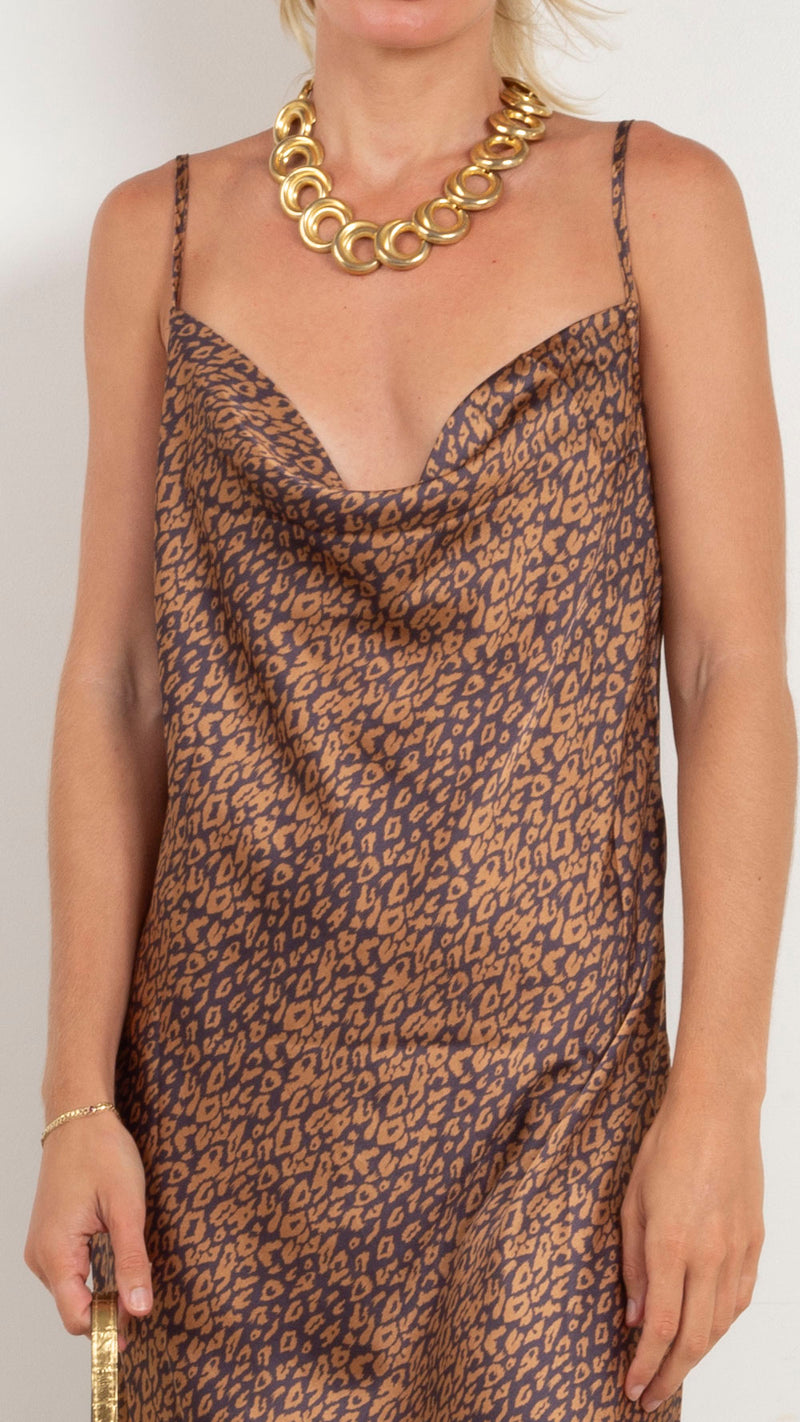 animari-leah-leopard-cowl-neck-maxi-charcoal/camel