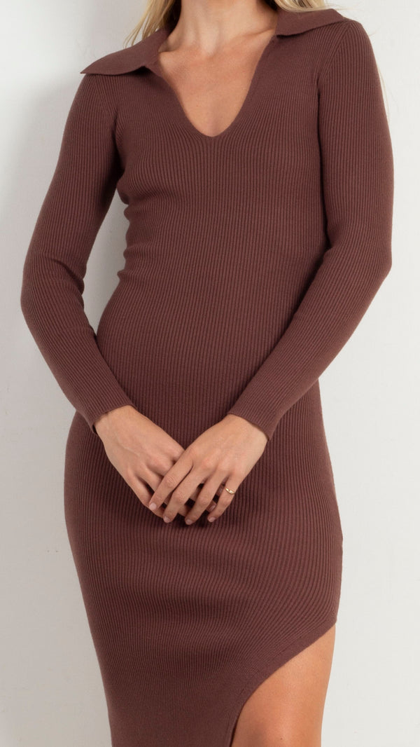 animari-lyons-collared-midi-mocha