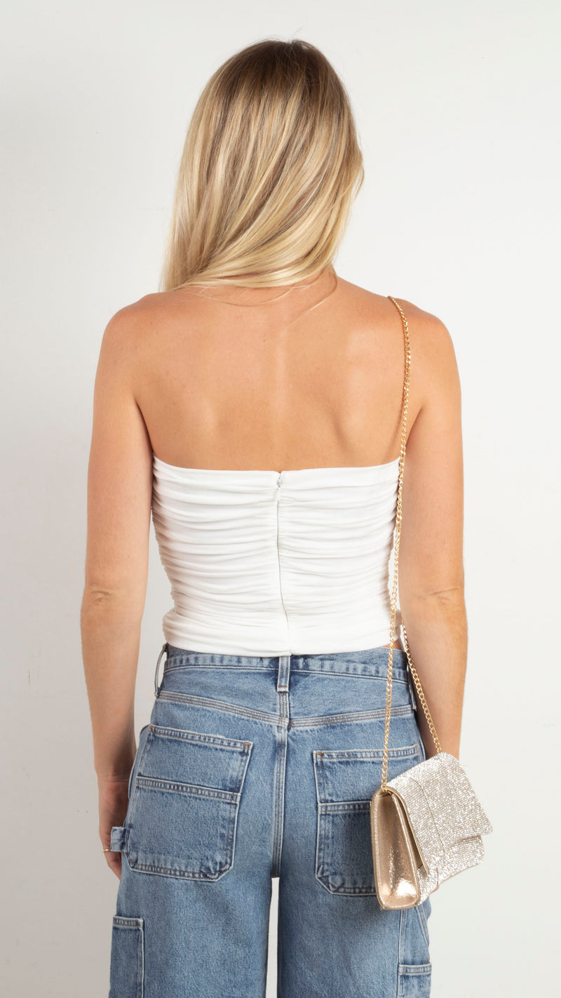 animari-michaela-ruched-corset-top-white