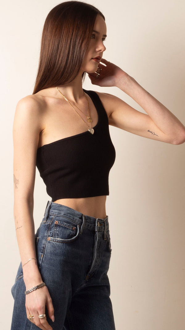 By Together Seamless Ribbed Sleeveless Crop Top S1021 - Bootery
