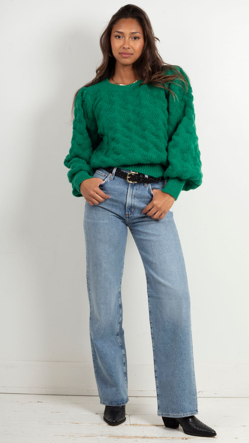 animari-bridget-texture-wave-sweater-emerald