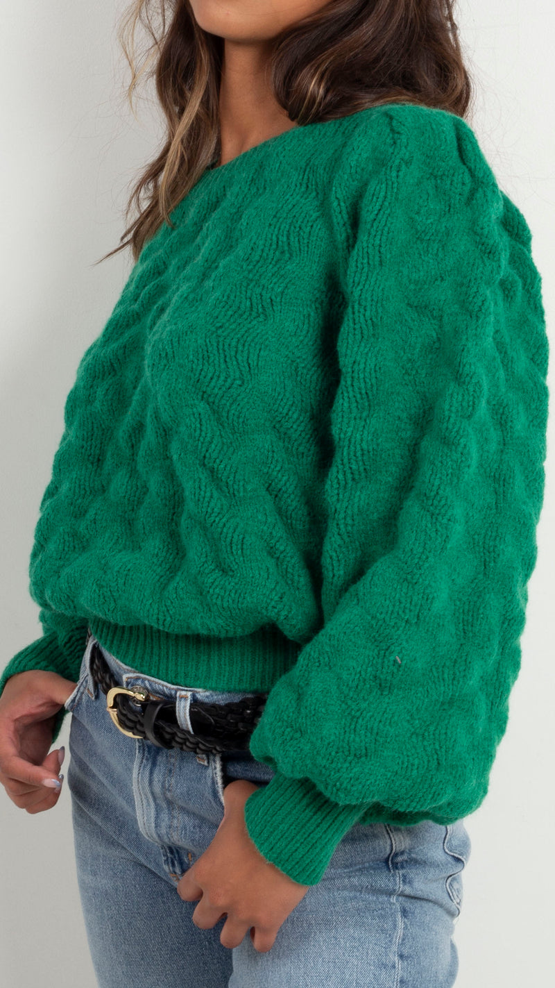 animari-bridget-texture-wave-sweater-emerald