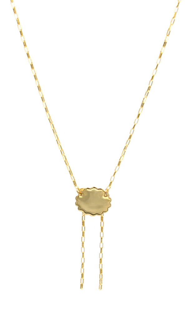 Wild West Bolo Necklace - Gold