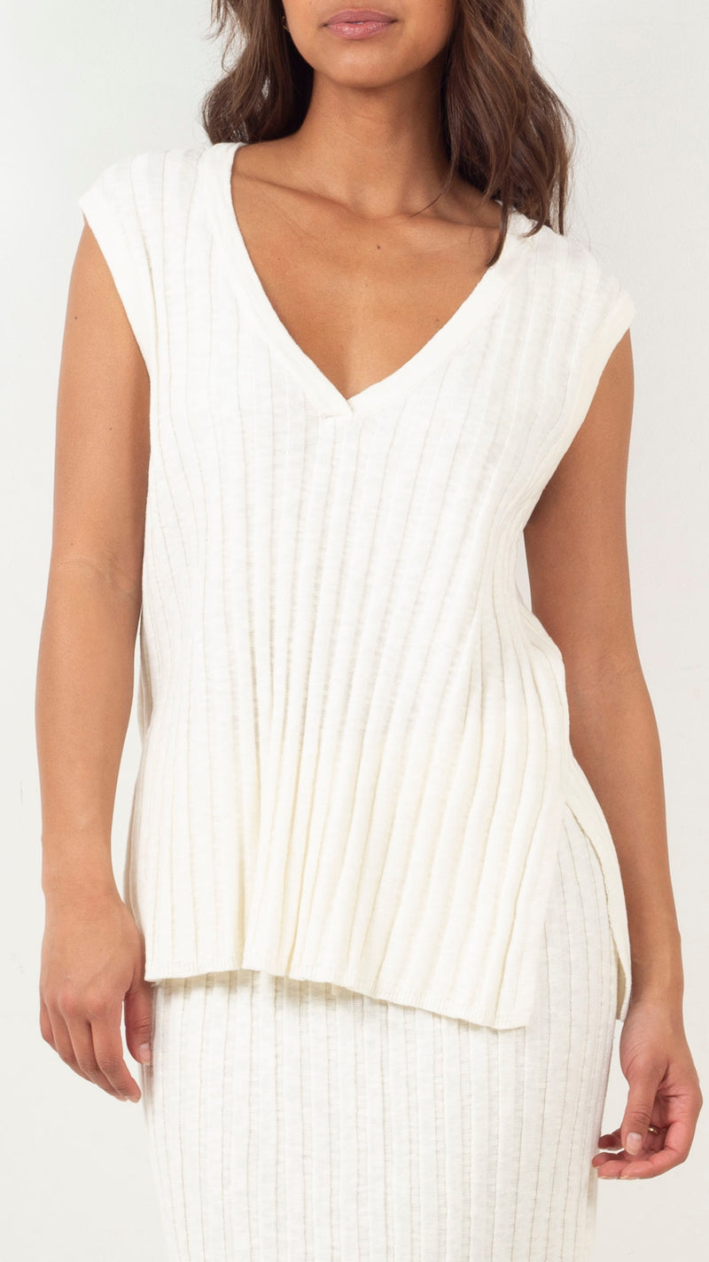 Veda Sweater Set - Ivory