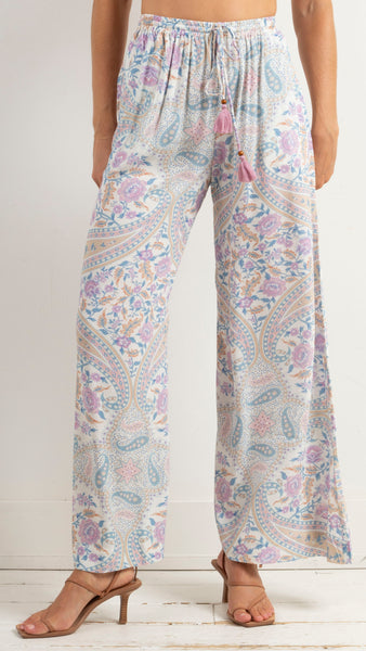 Belladonna Wide Leg Pant - Light Pastel – Van De Vort