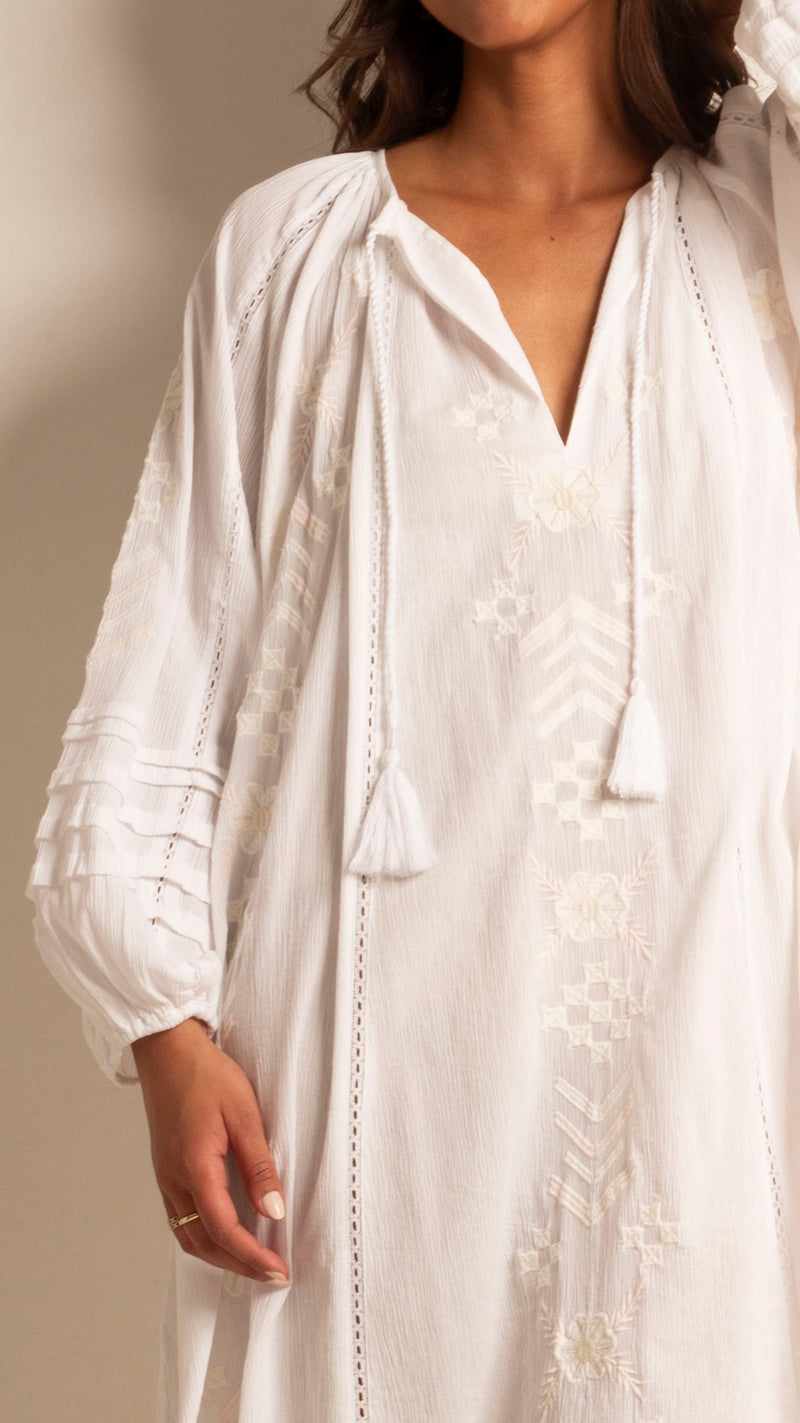 Sandbar Gown - White