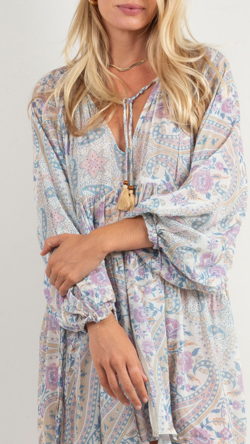 Belladonna Tunic Dress Light Pastel | SPELL