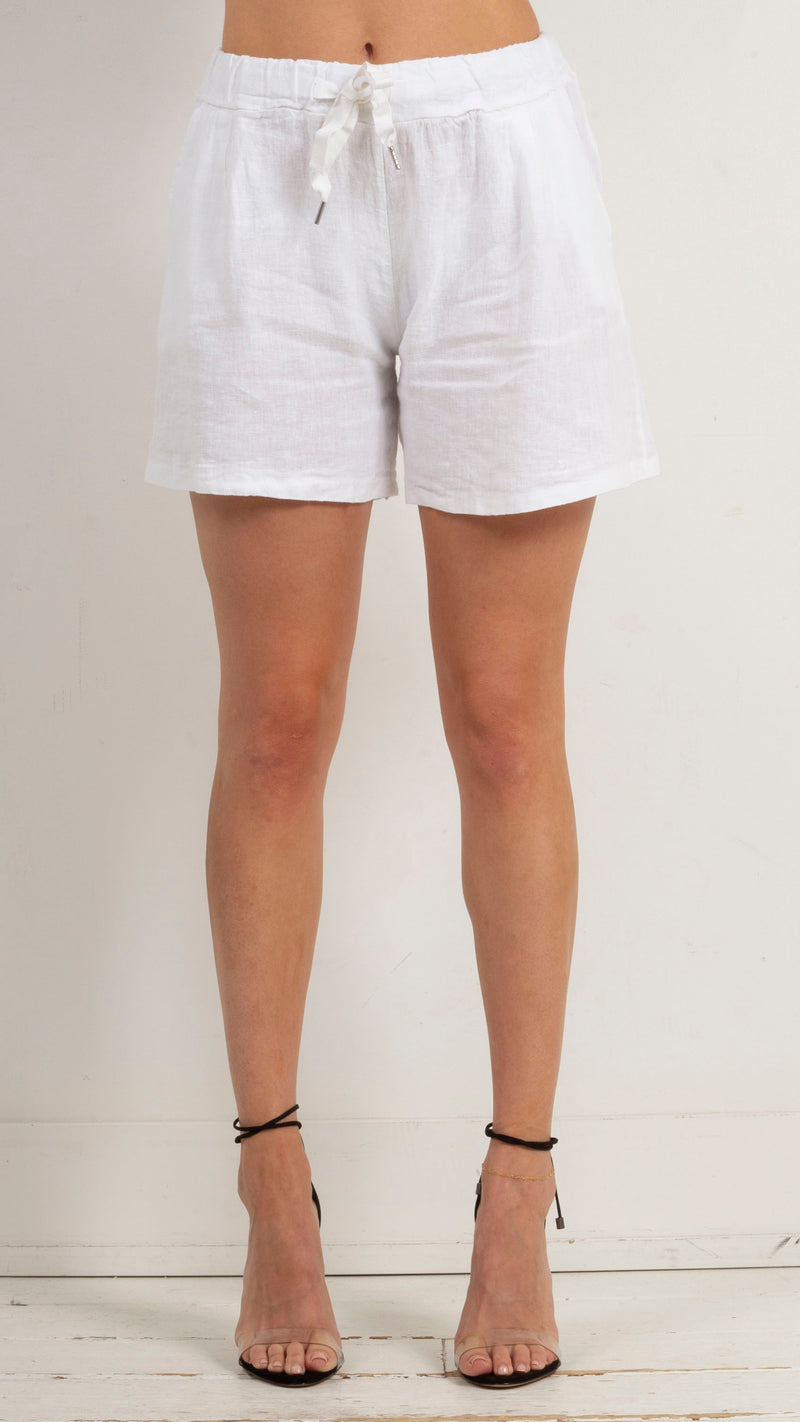 animari-positano-drawstring-linen-shorts-white