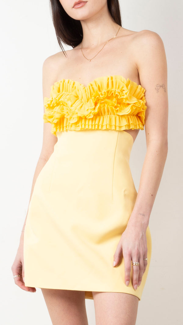 Lia Dress - Lemon