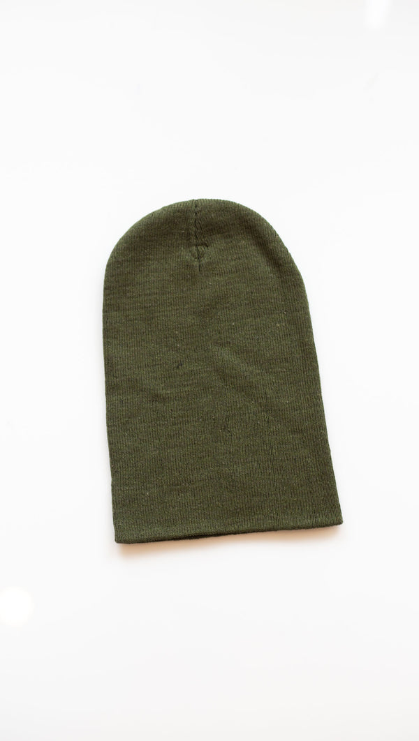 Knit Beanie - Olive