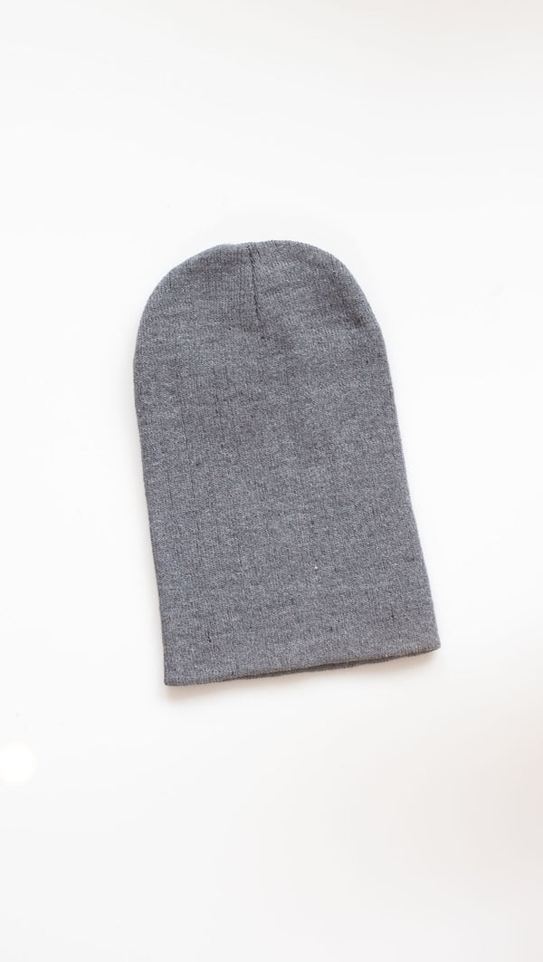 Knit Beanie - Grey