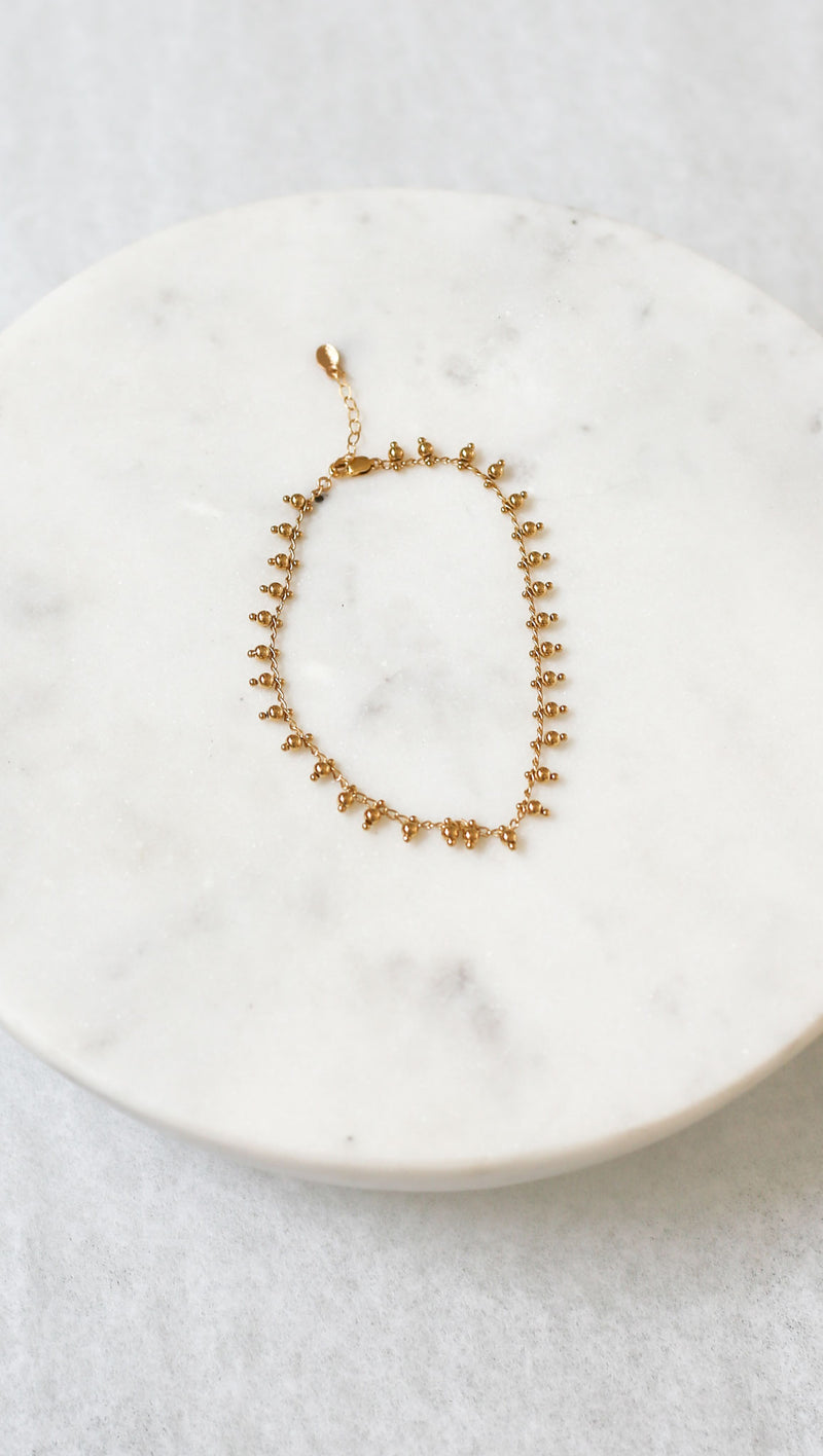 Bell Anklet - Gold Overlay
