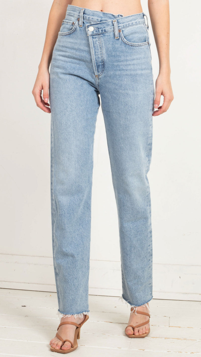 Criss Cross Straight Jeans - Dimension