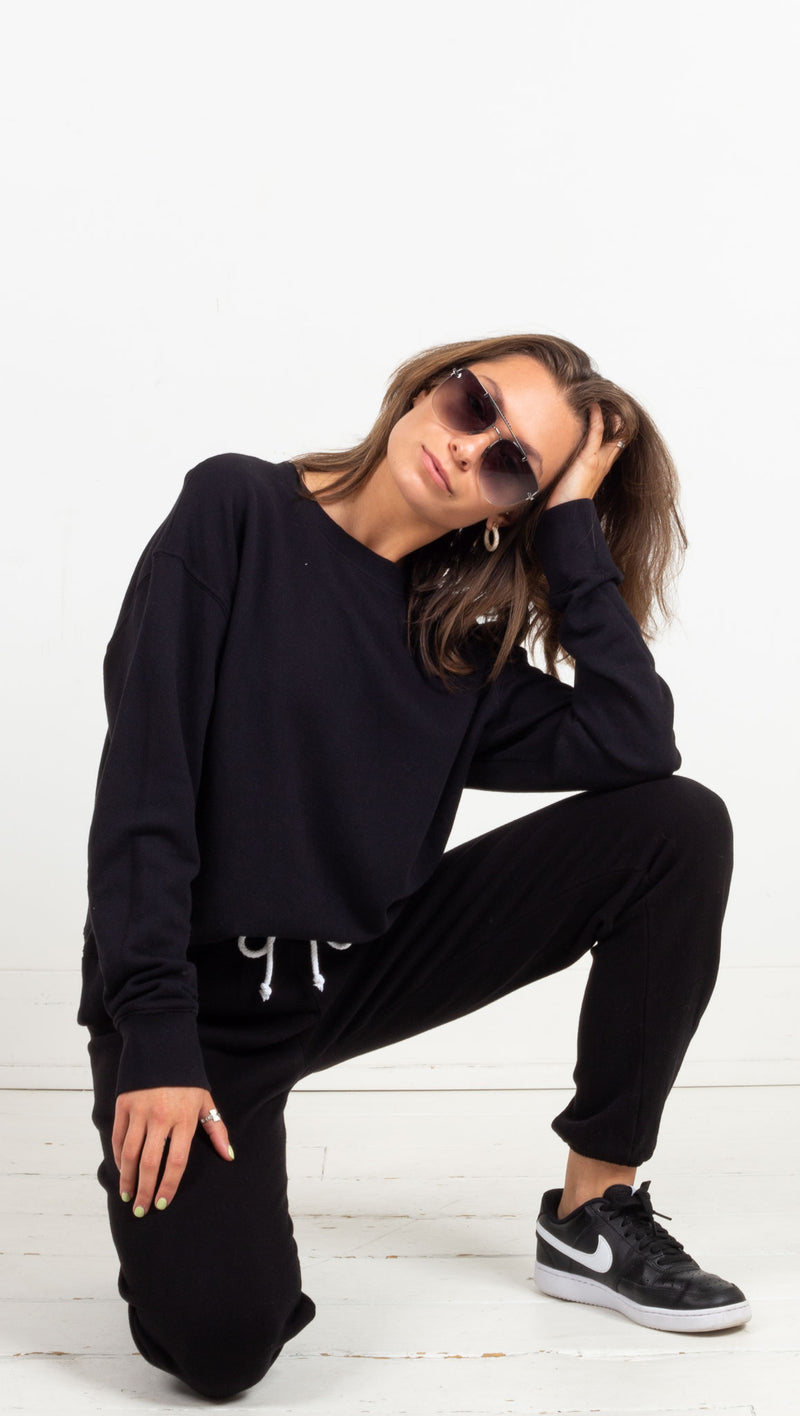 Tyler Pullover Sweatshirt - True Black