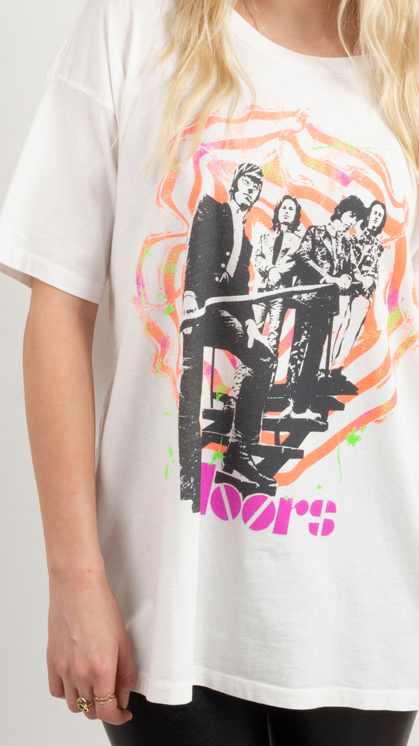 The Doors Spiral Merch Tee - Vintage White