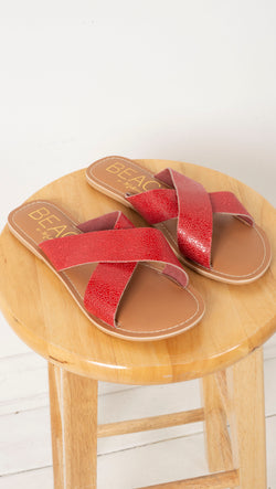 Pebbles Sandals - Red Stingray