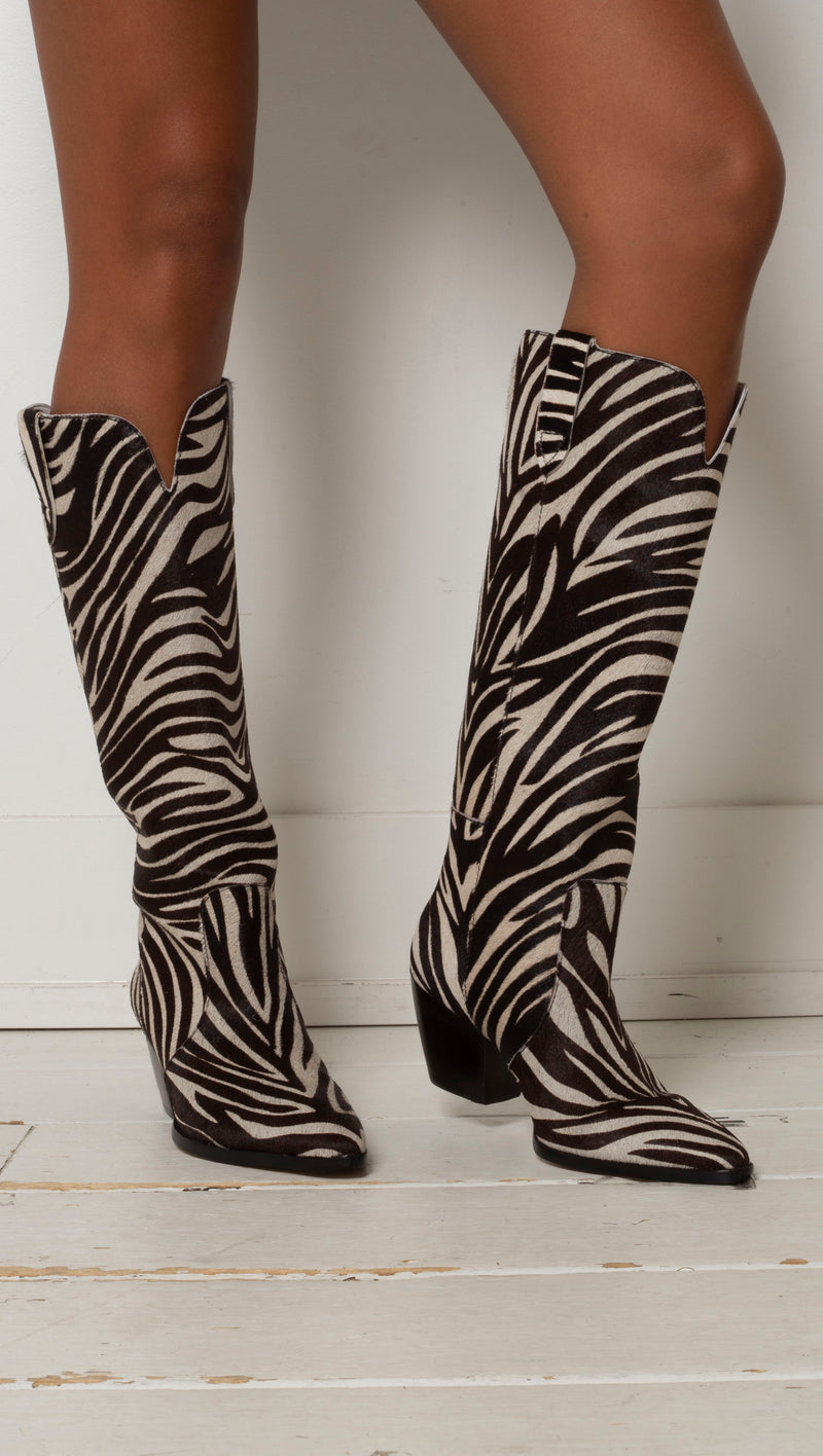 matisse-setlla-western-boot-zebra cowhair