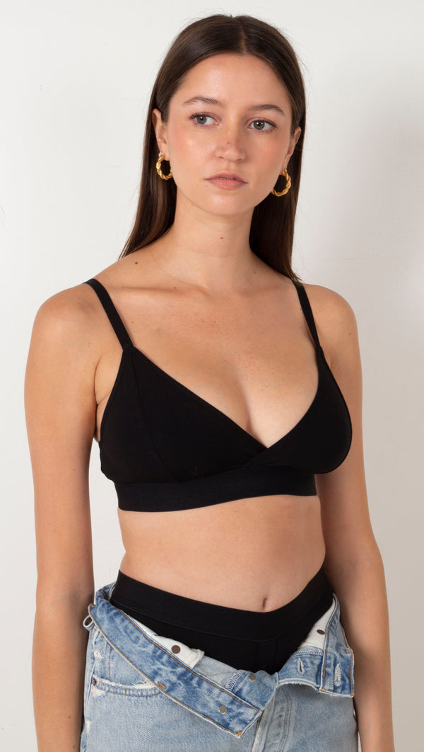Richer Poorer - The Classic Bralette by at Free People, Black, XS