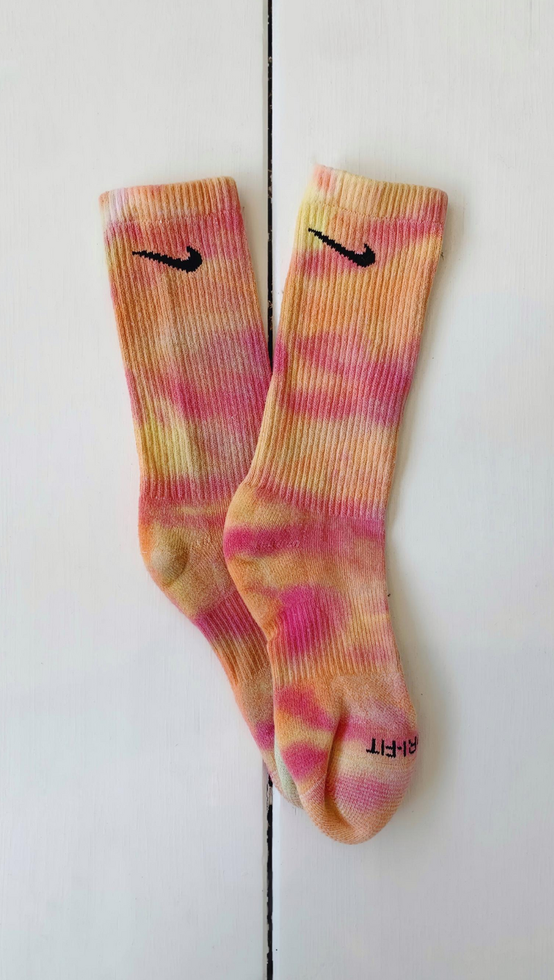 Tie Dye Calf Socks