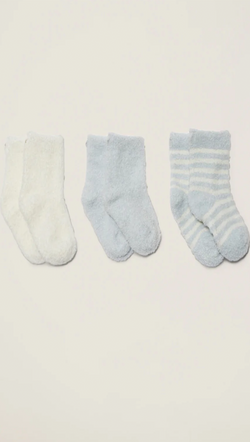 CozyChic Lite Infant Sock Set - Blue